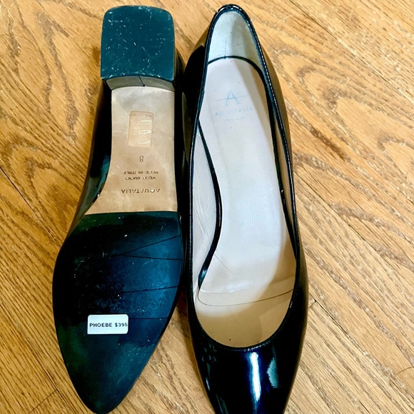 Aquatalia Phoebe black patent pumps size 8, NWOT - Picture 3 of 3